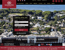 Tablet Screenshot of guadalpinsuites.com